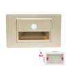 SANDIY American LED Step Light Wall Lamp With PIR Motion Sensor  Recessed Night Lighting For Stairs 13