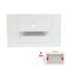 SANDIY American LED Step Light Wall Lamp With PIR Motion Sensor  Recessed Night Lighting For Stairs 7