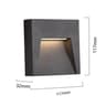 Outdoor LED Surface Mounted Light Waterproof Universal Wall Lamp For Garage Basement Passage Ramp E 10