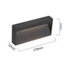 Outdoor LED Surface Mounted Light Waterproof Universal Wall Lamp For Garage Basement Passage Ramp E 7