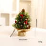 Mini Small Christmas Tree Tabletop Ornament  Festive Desk Decoration For Holiday Decor 7