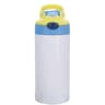 Outdoor Simple Solid Color Stainless Steel Vacuum Thermos Cup With Straw Handle  Childrens Portable 9