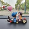 Car Interior Cute Cartoon Balloon Ornament  Dashboard Decoration For Couples 12 Pcs 13