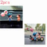 Car Interior Cute Cartoon Balloon Ornament  Dashboard Decoration For Couples 12 Pcs 17