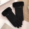 Womens Waterproof Touch Screen Winter Ski Gloves  Thickened Fleece Warm Outdoor Riding And Mountain 8