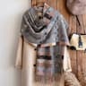 National Style Cashmere Winter Scarf For Women  Thick Pashmina Shawl Wrap Blanket Foulard Bandana 10