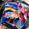 Luxury Square Satin Silk Scarf For Women Hair Hijab Neckerchief 13