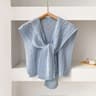 Women Lightweight Knit Neck Cape Solid Color Summer Shawl For Office Air Conditioning 6