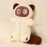 Siamese Cat Plush Pencil Case Large Capacity Stationery Bag 6