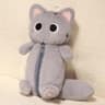 Siamese Cat Plush Pencil Case Large Capacity Stationery Bag 8