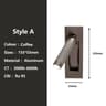 SANDIY Gold Bedside Wall Lamp With Switch  Rotatable Nordic Reading Light Sconce 9