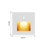 Smart PIR Motion Sensor Wall Lamp LED Nightlight For Indoor Staircase  Room 6