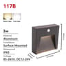 SANDIY Outdoor Motion Sensor Wall Light  Waterproof LED Stair  Garden Sconce 110220V 10