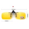 ClipOn FlipUp Polarized Driving And Outdoor Sunglasses 17