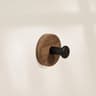 Walnut Wood Adhesive Door Hook Rack  NoDrill Wooden Hanger For Home 7
