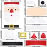 Reusable Christmas Window And Wall Stickers Snowman Santa Claus And Elk Holiday Decor 8