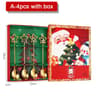 4PCS Christmas Coffee Spoon Set Gold Stainless Steel Festive Tableware 7