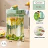 Large Capacity Refrigerator Beverage Dispenser With Faucet Cold Water And Juice Kettle 6