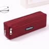 Canvas Pencil Case With Zipper Rectangular Stationery Pouch 11