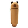 Silicone Cartoon Animal Pencil Case Foldable Pen Pouch With Zipper 11