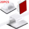 Adhesive Cable Organizer Clips For Wire Management And Protection 10