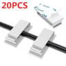 Adhesive Cable Organizer Clips For Wire Management And Protection 16