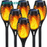 12 LED Solar Flame Torch Light Waterproof Outdoor Solar Torch Lights For Garden Yard And Pathway De 7