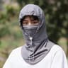Unisex AntiUV Summer Hat With Breathable Mask Shawl  Ice Silk Outdoor Sports Cap For Beach Hiking A 11