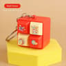 Fun Cartoon Squeeze Music FourSquare Merit Button Keychain 11