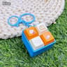 Fun Cartoon Squeeze Music FourSquare Merit Button Keychain 12