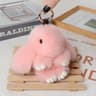 Fluffy Bunny Fur Pom Pom Keychain Soft Cute Rabbit Bag Charm 13