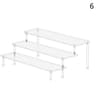 Acrylic Display Stand 15 Tier Transparent Rack For Cupcakes Perfume Dolls  Collectibles 12