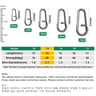 Stainless Steel Fishing Split Rings And Swivel Snap Connectors 50200pcs 7