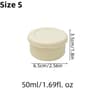 Round Silicone Lunch Box JapaneseStyle Microwave Safe Food Storage Container 8