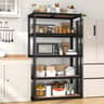 Heavy Duty 5 Tier Metal Shelving Rack 2000 Lb Capacity Adjustable Storage For Garage And Warehouse 1