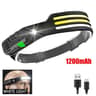 USB Rechargeable COB LED Sensor Headlamp With BuiltIn Battery For Outdoor Camping And Fishing 10