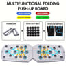 Portable Multifunctional Foldable PushUp Board Set For Full Body Fitness 10