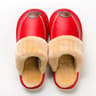 Mens Waterproof Winter Leather Indoor Warm Slippers Shoes 16