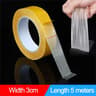 Extra Strong Transparent Double Sided Grid Fiber Adhesive Tape 164ft Roll 8