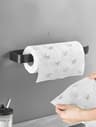 Adhesive Space Saver Paper Towel Holder And Toilet Roll Rack 8