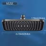 High Pressure Rainfall Shower Head With Adjustable Angle And AntiClogging Silicone Nozzles 7