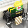 Stainless Steel Sink Drain Rack With Sponge Storage Faucet Soap  Towel Organizer 6