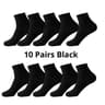 Mens Breathable Comfortable Office  Casual Socks 10Pair AllSeason Crew Set 6