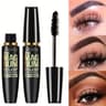 4D Black Fiber Mascara Thickening Lengthening Curling Waterproof Lash Enhancer 7