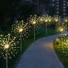 Solar Firework Garden Lights LED Outdoor Decoration Waterproof Lawn Lamp 19