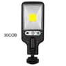 Solar Outdoor LED Courtyard Wall Lamp With 3 Modes Waterproof Motion Sensor Lighting 8