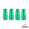 Set Of 4 Aluminum Alloy Bicycle Presta Valve Caps For Road MTB Track Racing Wheels 12