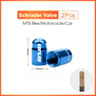 2Piece Bicycle Valve Caps CNC Aluminum Dustproof Covers For Presta And Schrader 9