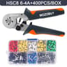 HSC8 Mini Ferrule Crimping Tool Pliers For Electrical Wire Terminals AWG 237  AWG 2310 5
