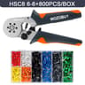 HSC8 Mini Ferrule Crimping Tool Pliers For Electrical Wire Terminals AWG 237  AWG 2310 11